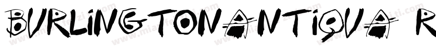 BurlingtonAntiqua Regula字体转换